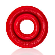 Oxballs - Rimz Softlips - Siliconen/TPR Cockring - Rood