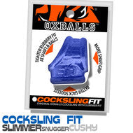 Oxballs - Fit – Cocksling – Siliconen/TPR - Blue Fire