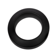 Rimba Bondage Play - Siliconen Cockring - Zwart - Diameter 29 mm