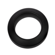 Rimba Bondage Play - Siliconen Cockring - Zwart - Diameter 32 mm