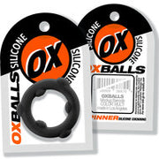 Oxballs - Spinner - Siliconen Cockring - Zwart