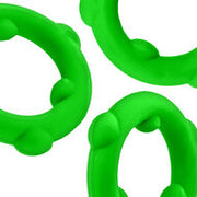Oxballs - Spinner - Siliconen Cockring - Groen