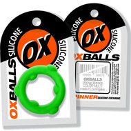 Oxballs - Spinner - Siliconen Cockring - Groen