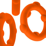 Oxballs - Spinner - Siliconen Cockring - Oranje