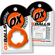 Oxballs - Spinner - Siliconen Cockring - Oranje