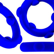Oxballs - Spinner - Siliconen Cockring - Blauw