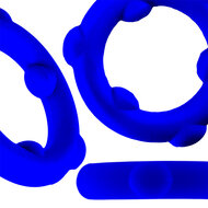 Oxballs - Spinner - Siliconen Cockring - Blauw