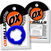 Oxballs - Spinner - Siliconen Cockring - Blauw