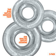 Oxballs - Rimringz - Multisize Pack 3 stuks - Transparant