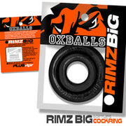 Oxballs - Rimz Big Softlips - Siliconen/TPR Cockring - Zwart