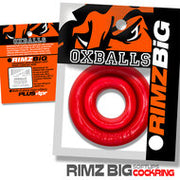 Oxballs - Rimz Big Softlips - Siliconen/TPR Cockring - Rood