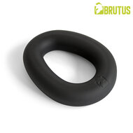 Brutus - Mucho Macho - Superzachte Siliconen Ergo Cockring - Zwart