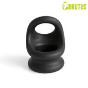 Brutus - Viceversa- Superzachte Siliconen Penis- en Scrotumring - Zwart