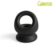 Brutus - Viceversa- Superzachte Siliconen Penis- en Scrotumring - Zwart