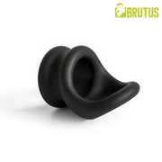 Brutus - Viceversa- Superzachte Siliconen Penis- en Scrotumring - Zwart