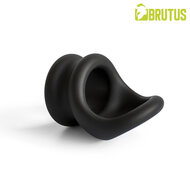 Brutus - Viceversa- Superzachte Siliconen Penis- en Scrotumring - Zwart