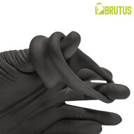 Brutus - Viceversa- Superzachte Siliconen Penis- en Scrotumring - Zwart