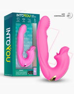 IY Bimby - Knabbelende en Dubbel Tapping Vibrator - App Control - Roze