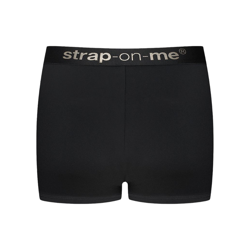 Strap-On-Me - Allure - Strap-On Harnas Short - Zwart-Erotiekvoordeel.nl