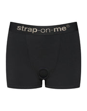 Strap-On-Me - Allure - Strap-On Harnas Short - Zwart-Erotiekvoordeel.nl