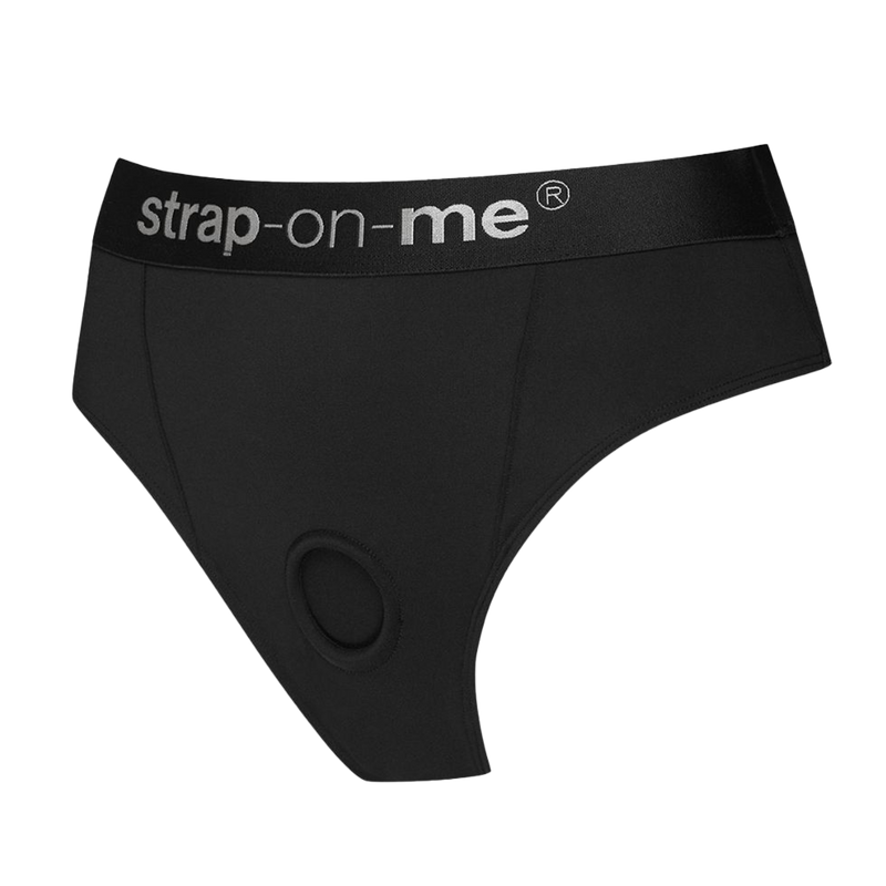 Strap-On-Me - Idole - Strap-On Harnas Slip - Zwart