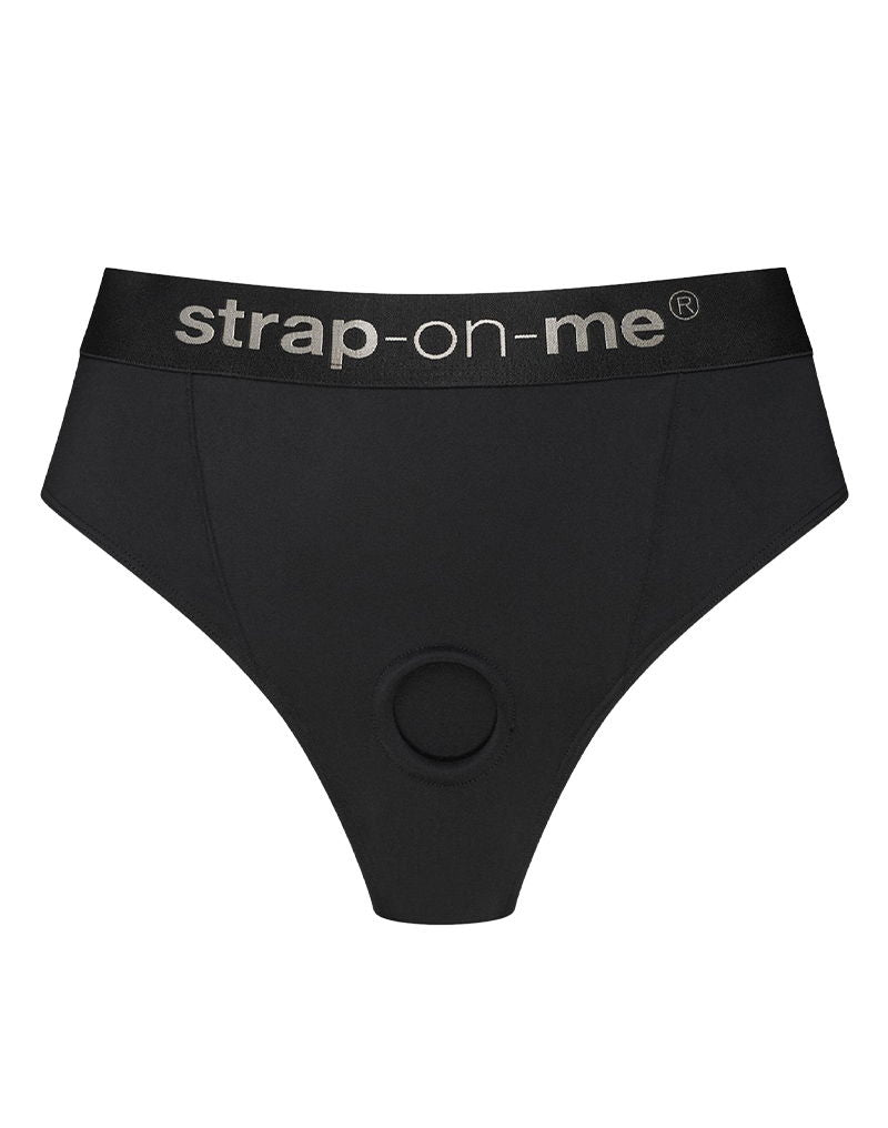 Strap-On-Me - Idole - Strap-On Harnas Slip - Zwart