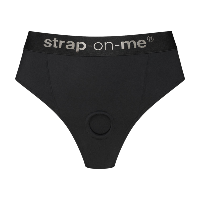 Strap-On-Me - Idole - Strap-On Harnas Slip - Zwart