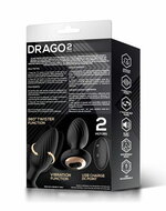 IY Drago - Vibrerende Buttplug - 360° Twister Beweging met Afstandsbediening - Zwart