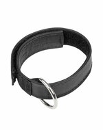 Rimba - Leren Cockstrap met Klittenband - Zwart