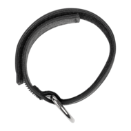 Rimba - Leren Cockstrap met Klittenband - Zwart