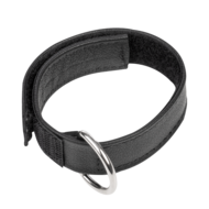 Rimba - Leren Cockstrap met Klittenband - Zwart