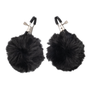 Rimba - Tepelklemmen met Pompons - Zwart