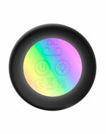 IY Tainy - Stotende Buttplug met Ledverlichting en Afstandsbediening - Zwart