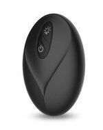 IY Tainy - Stotende Buttplug met Ledverlichting en Afstandsbediening - Zwart