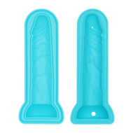 LoveToy - Siliconen IJsblokjesvorm - Realistische Penis - Blauw