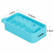LoveToy - Siliconen IJsblokjesvorm - Mini Penis - Blauw