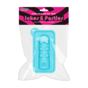 LoveToy - Siliconen IJsblokjesvorm - Mini Penis - Blauw