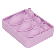 LoveToy - Siliconen IJsblokjesvorm - Buttplug Set - Lila