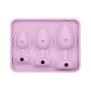 LoveToy - Siliconen IJsblokjesvorm - Buttplug Set - Lila