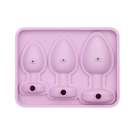 LoveToy - Siliconen IJsblokjesvorm - Buttplug Set - Lila