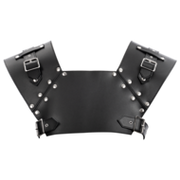 Rimba - Lederen Gladiator Borstharnas - Zwart