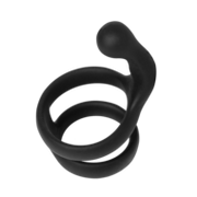 Rimba - Siliconen Cockring met Stimulerend Balletje