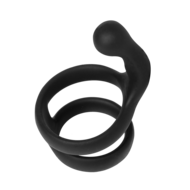 Rimba - Siliconen Cockring met Stimulerend Balletje