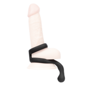 Rimba - Siliconen Cockring met Stimulerend Balletje