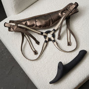 Strap-On-Me - Multi Orgasm Dildo - Strapless Strap-on met Luchtdruk Stimulatie - Zwart