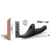 Strap-On-Me - Multi Orgasm Realistische Dildo - Strapless Strap-on met Flapper Technologie - Zwart