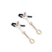 Liebe Seele - Luxe Tepelklemmen met Medaillon Hangertjes - Goud