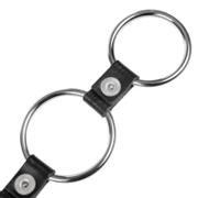 Rimba - Triple Cockring Metaal - Zwart