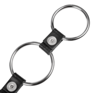 Rimba - Triple Cockring Metaal - Zwart