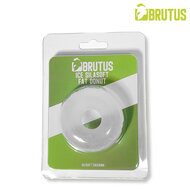 BRUTUS ICE - Silasoft Fat Donut Cockring - Transparant
